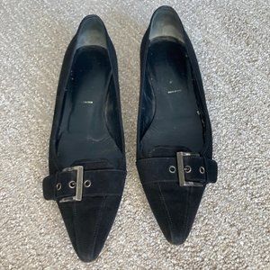 Prada flats - black suede Size 7
